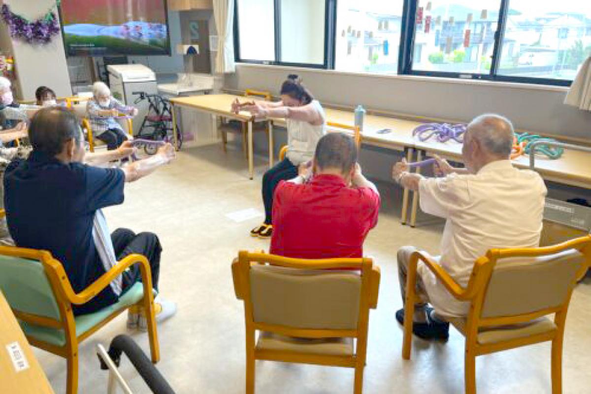 心身機能を訓練する機会を多く設けています