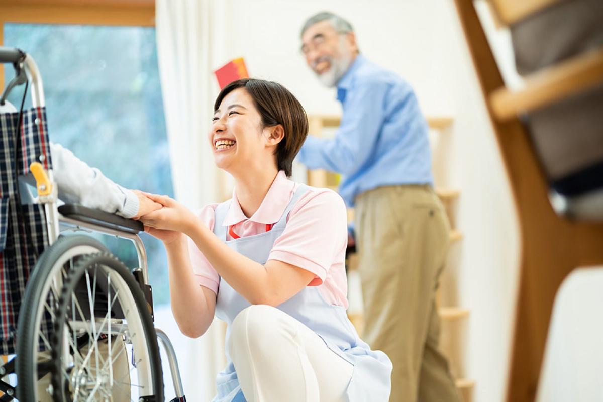 スタッフが24時間常駐して入居者様の暮らしを支援