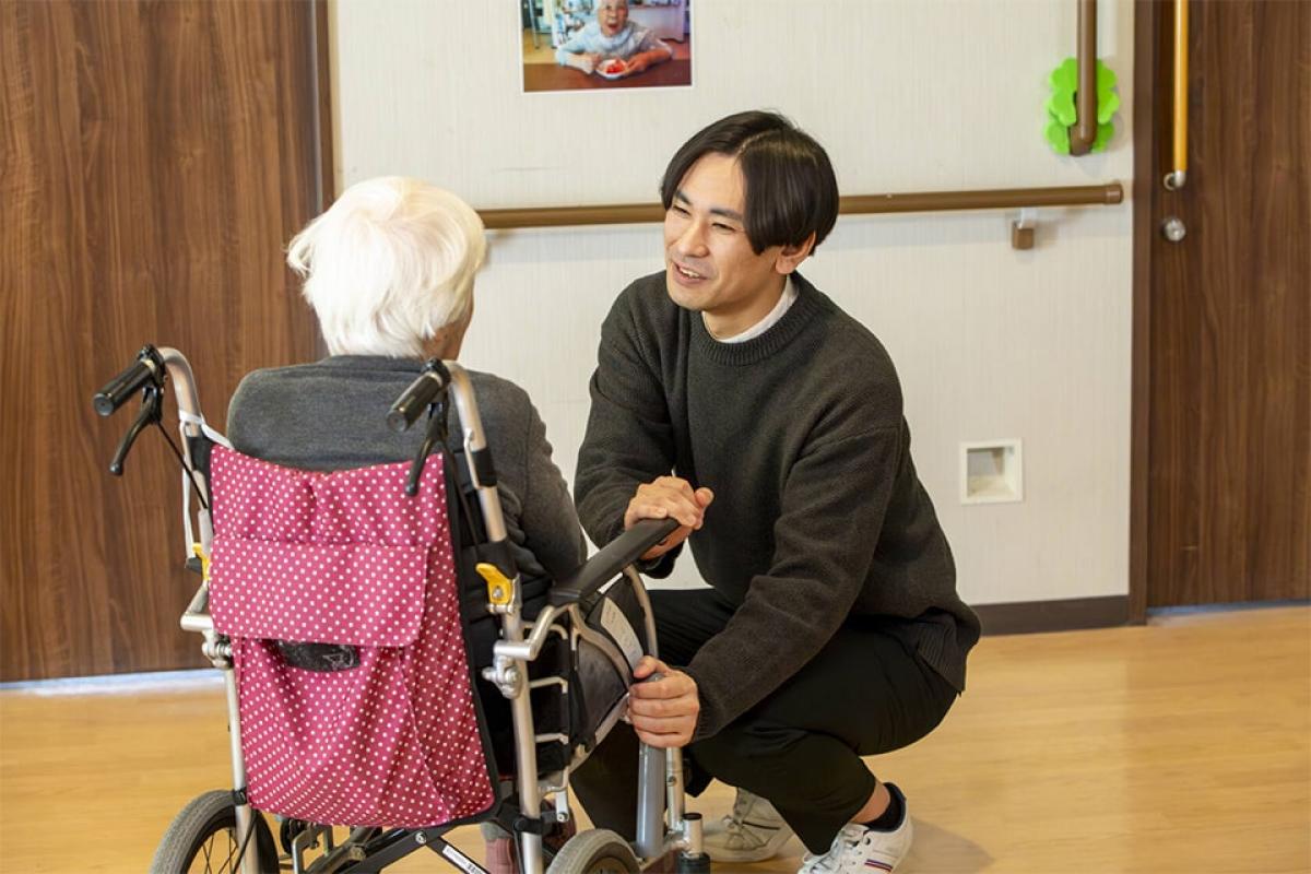 認知症ケアのスキル、知識を豊富に持つスタッフが常駐