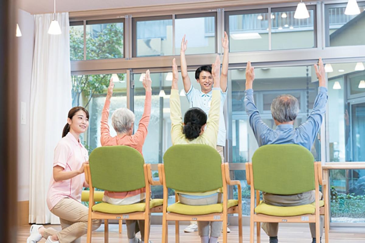 介護保険サービスが併設されている安心感