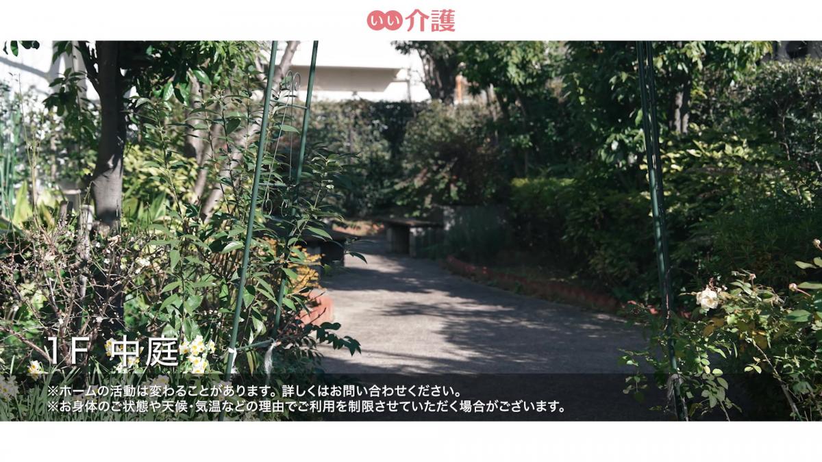 四季を感じる中庭