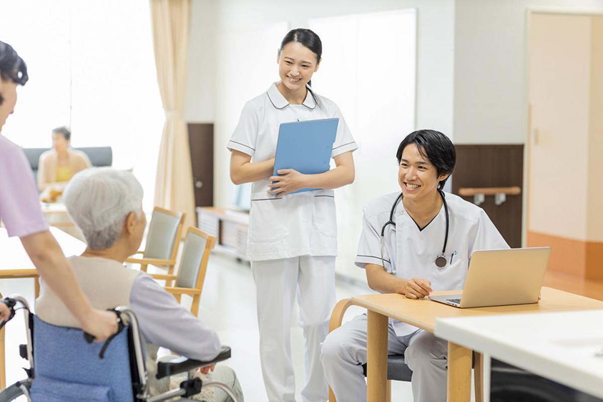 医療職とも連携し、ご利用者の健康をサポート