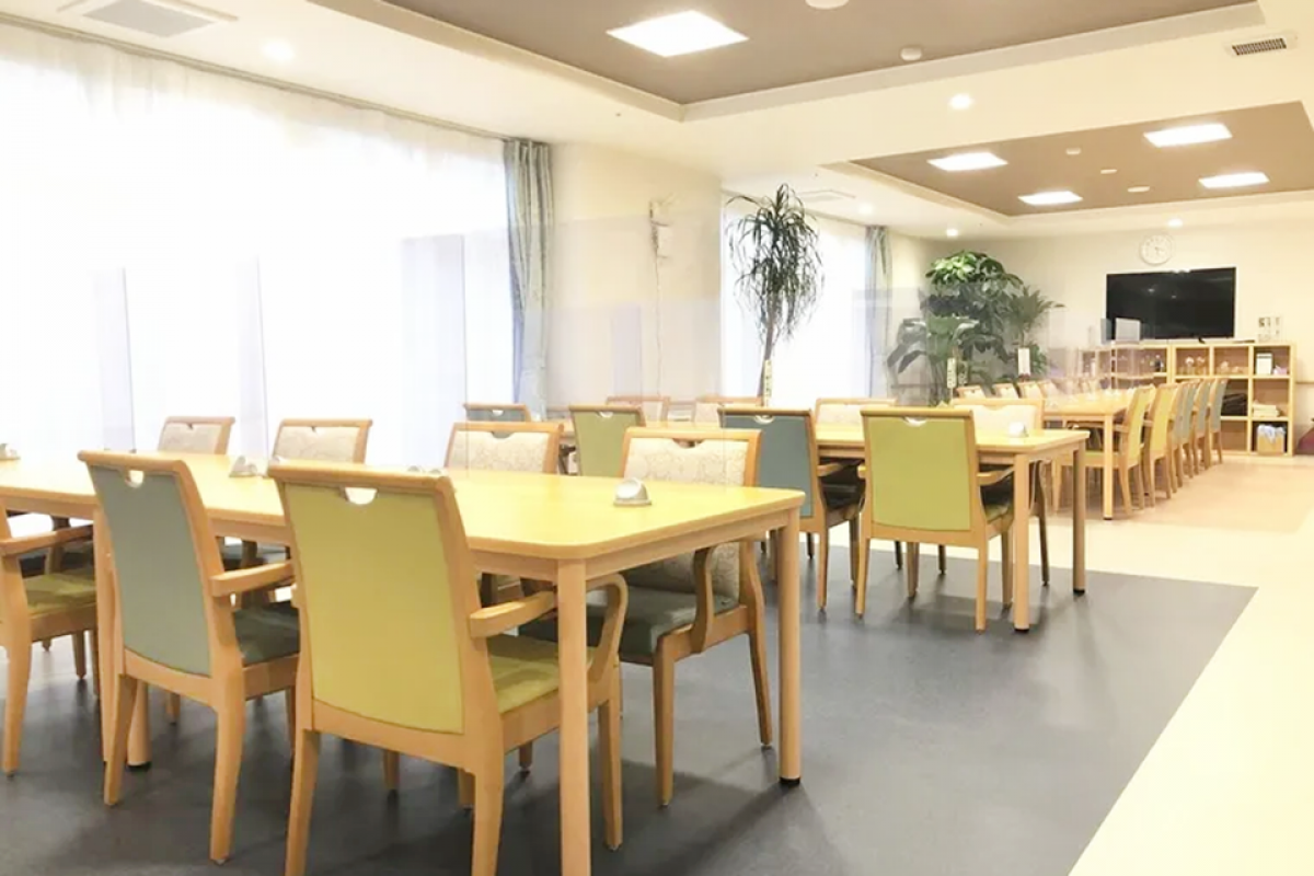 開放感のある食堂
