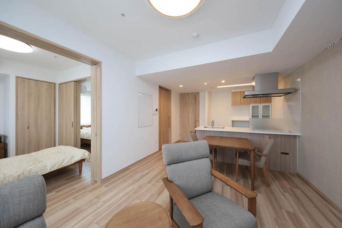 居室は全室個室タイプ。ご夫婦で入居できるお部屋も整備