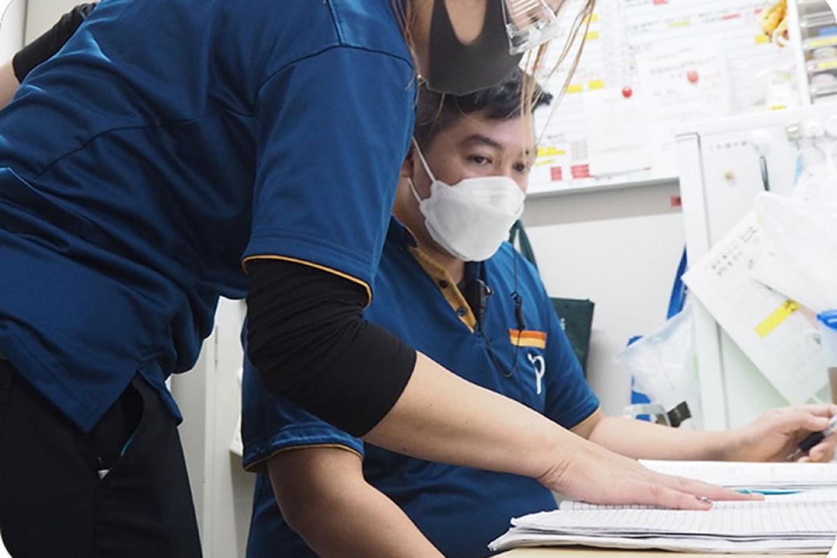 各スタッフが連携して万全の医療体制を実現