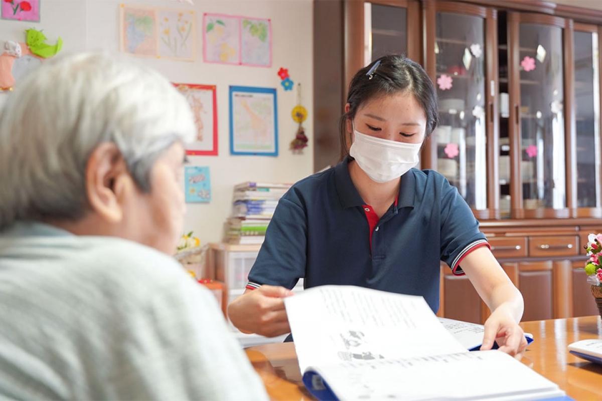 ご利用者の能力を活かした自立支援を実践