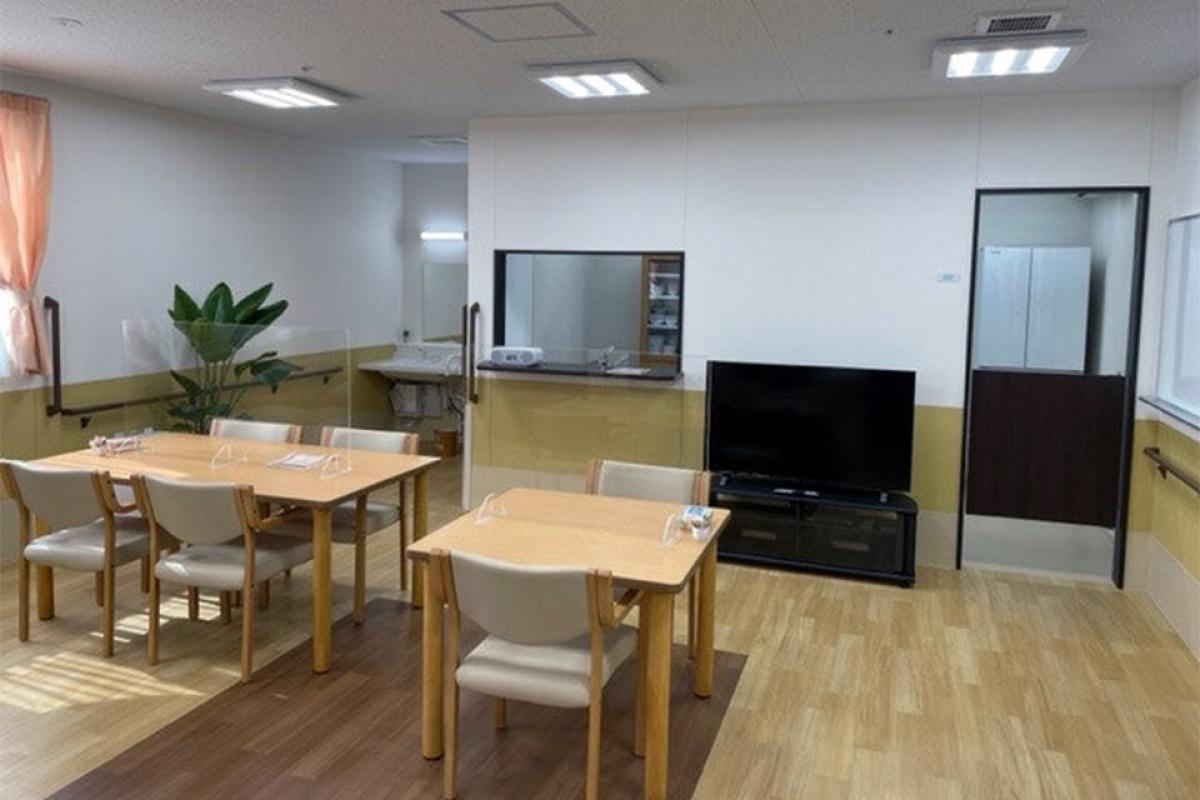 共用部はユニットごとに整備。館内は家庭的な雰囲気です