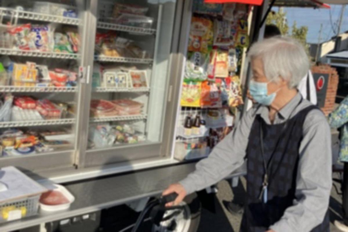 訪問販売の様子