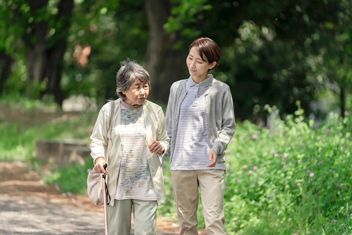 公園と住宅に囲まれた、閑静な環境が魅力