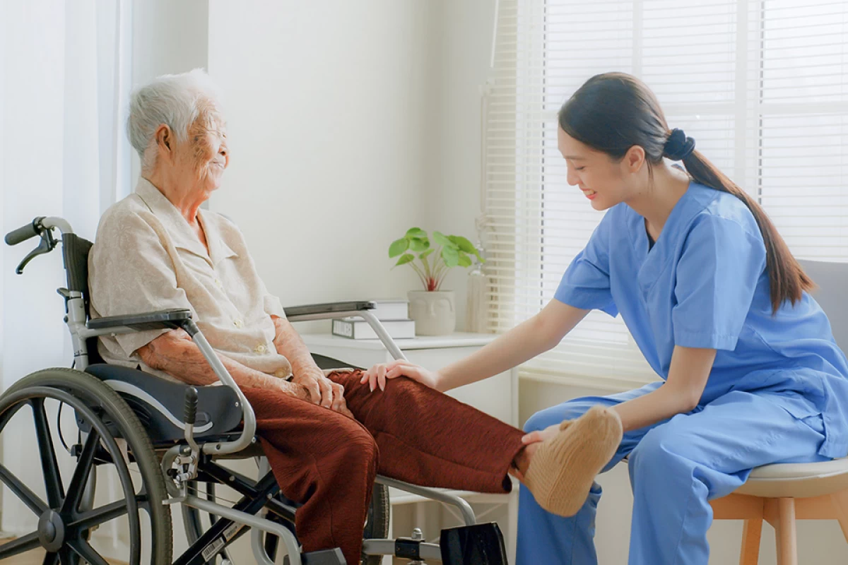 介護スタッフは24時間常駐。リハビリ体制も整っています