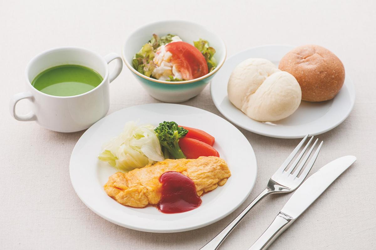 朝食（洋食例）