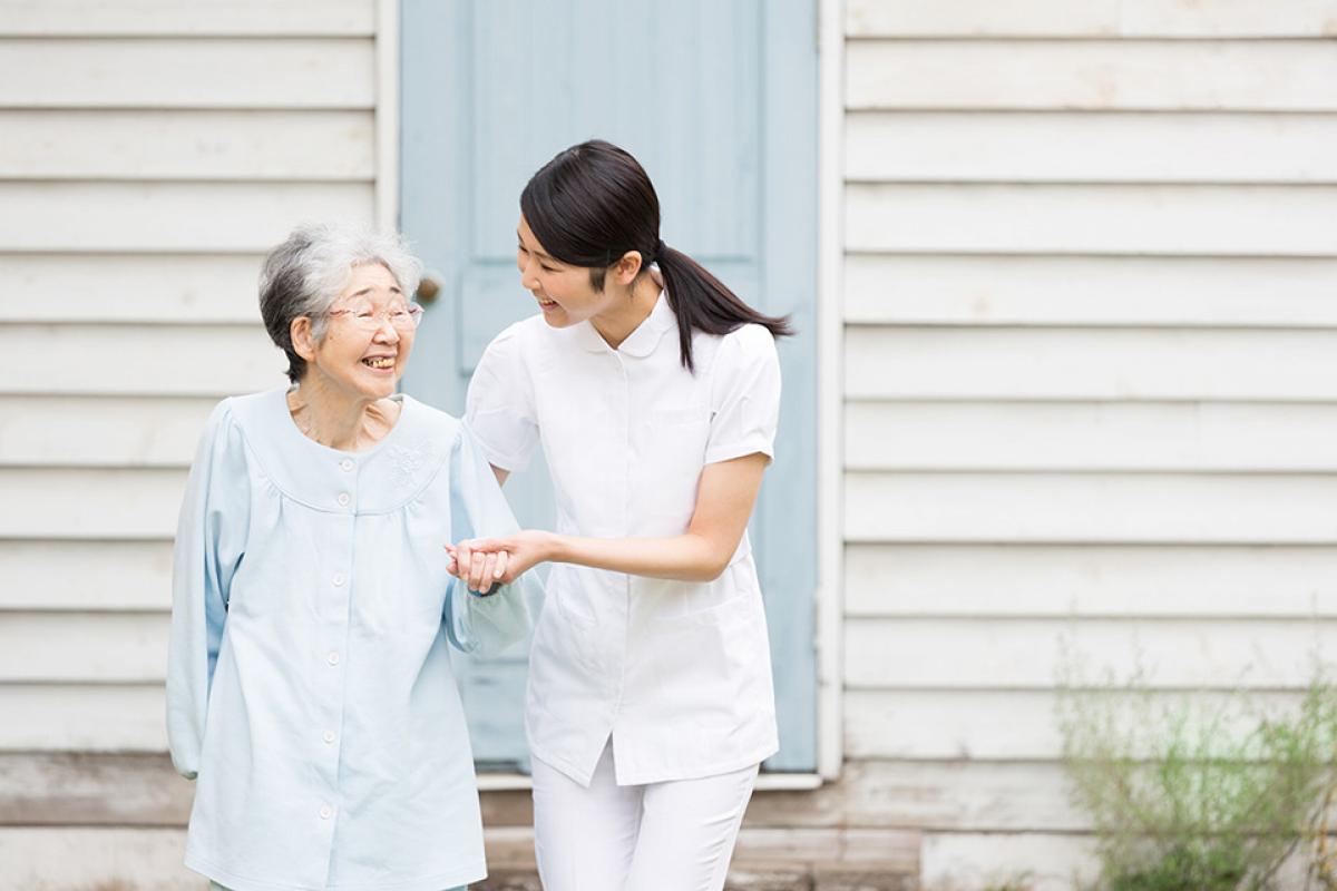 充実の医療ケア体制。看護師は24時間サポート