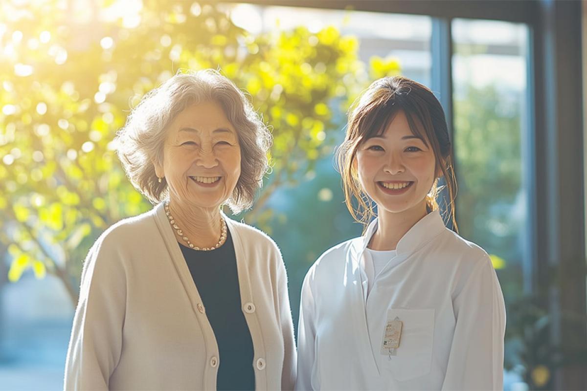 24時間常駐しているスタッフが生活をサポート