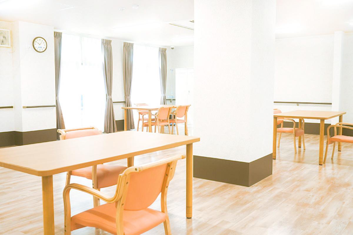 開放感のある食堂