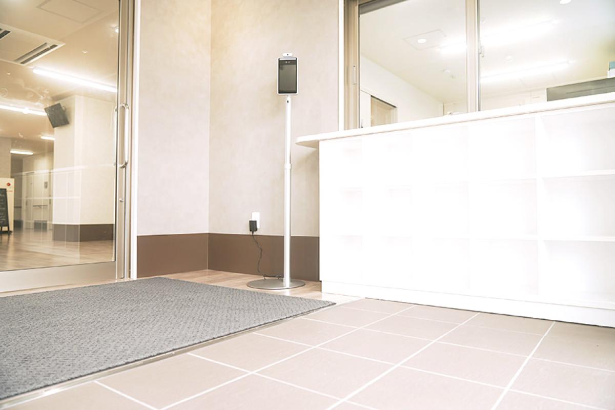 玄関部分の段差は解消