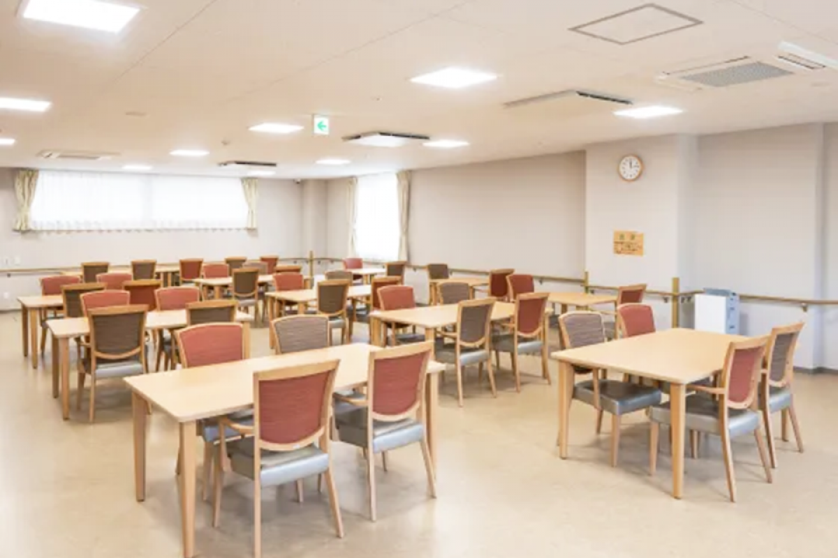 広々とした食堂