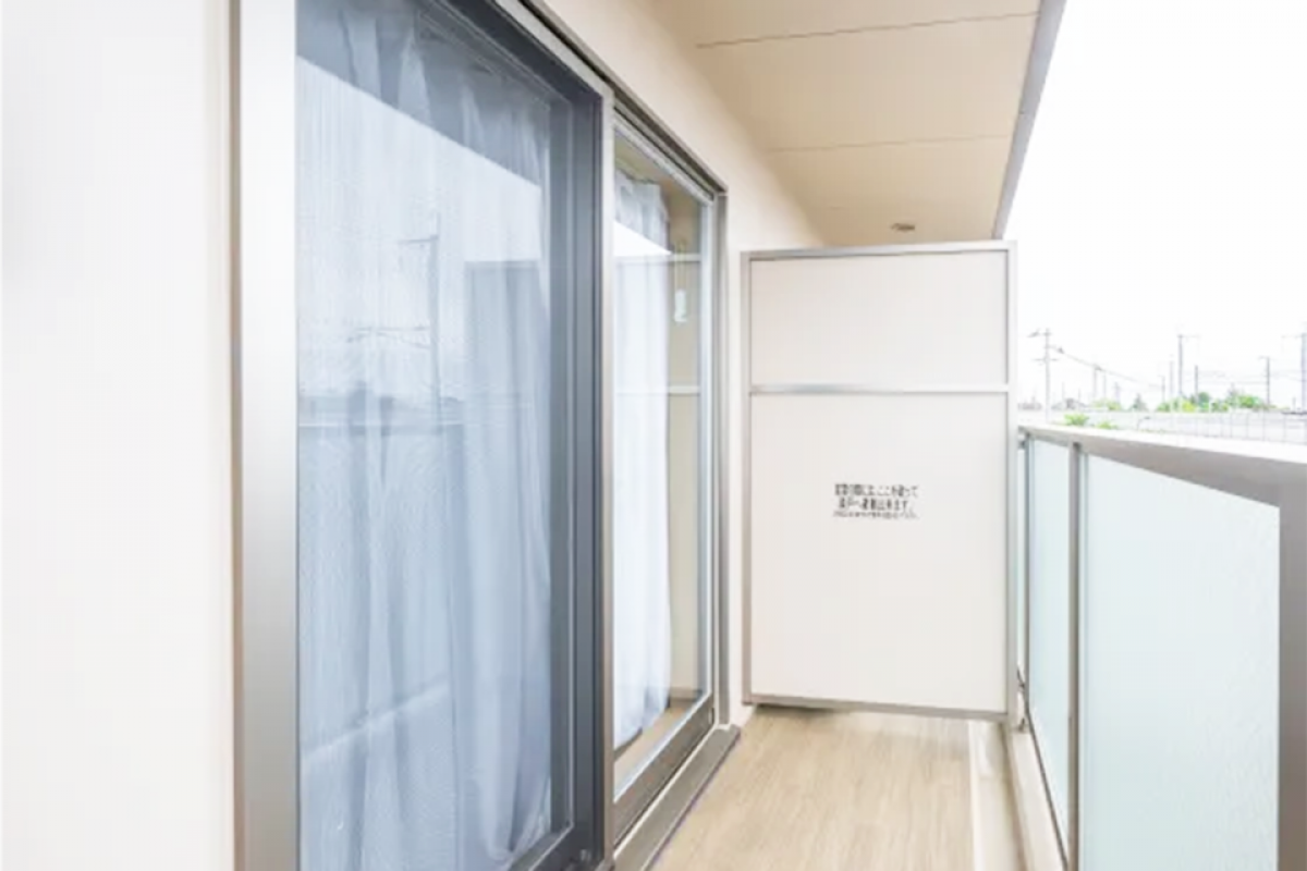 居室のベランダ