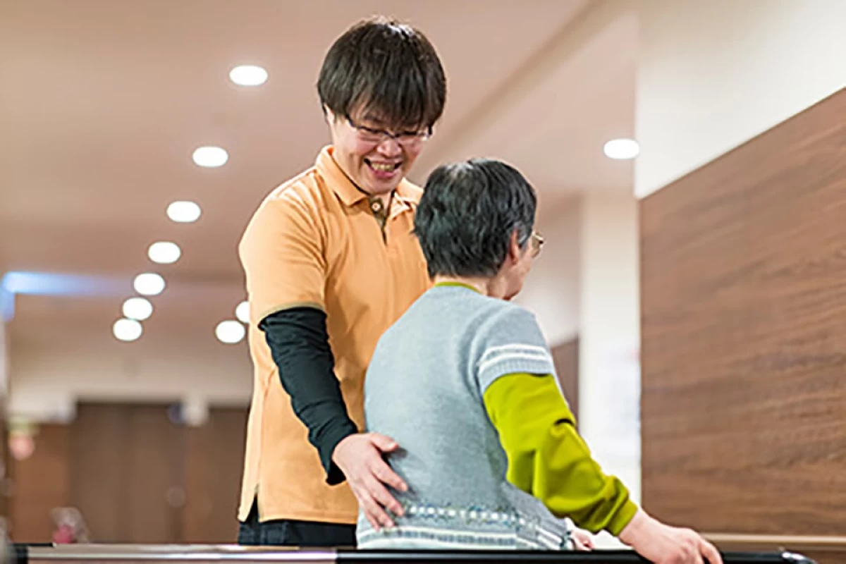 アットホームなフロアユニット型のケア体制です