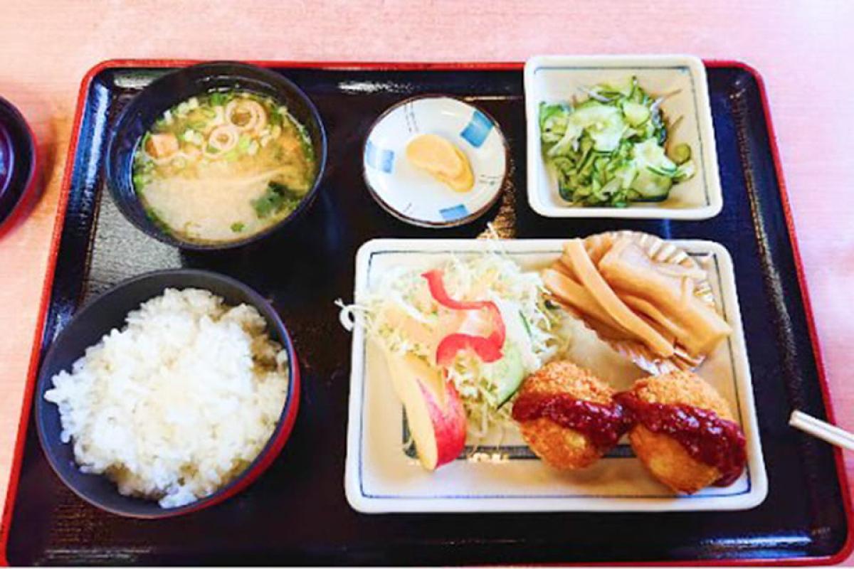 外でのお食事