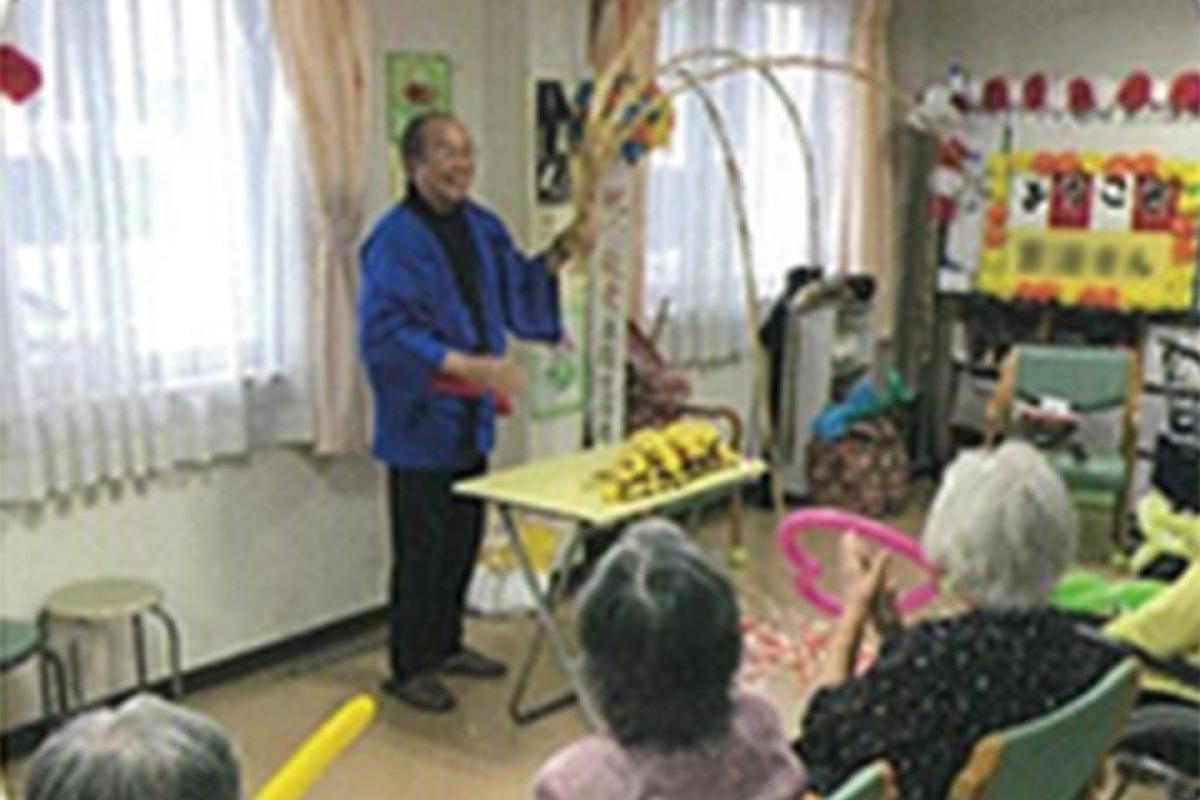 デイサービスでのイベントの様子