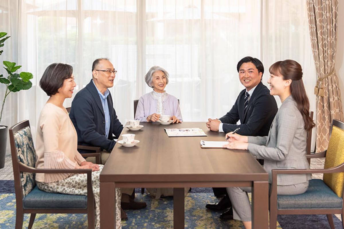 お一人おひとりを知り、その方らしい暮らしをお送りいただけるよう提案いたします。