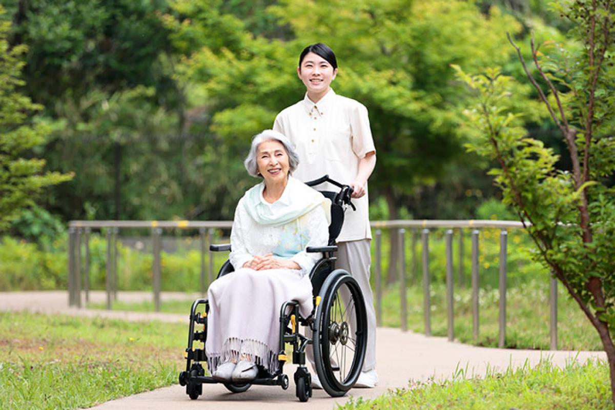 365日24時間介護職員・365日日中看護職員配置。安心感のなか、「ご自分らしい」暮らしを。