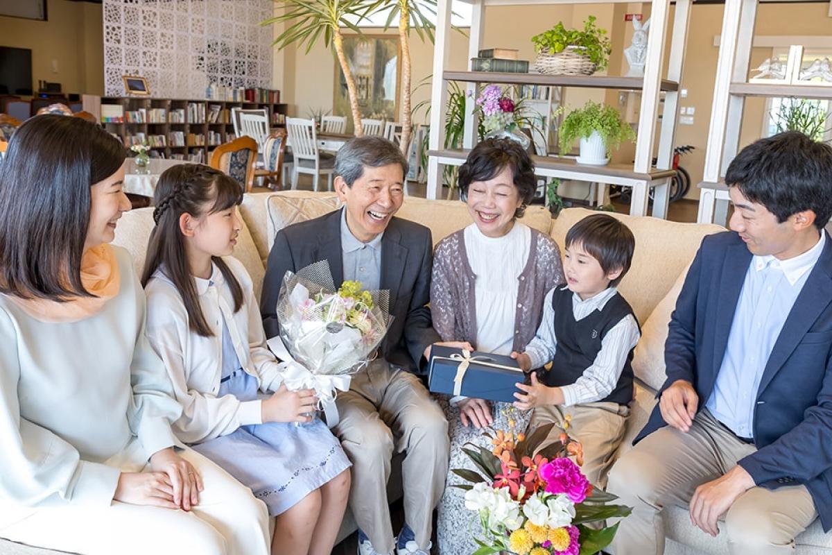記念日のお祝いやイベントの参加など、ご家族のご来訪はいつでも