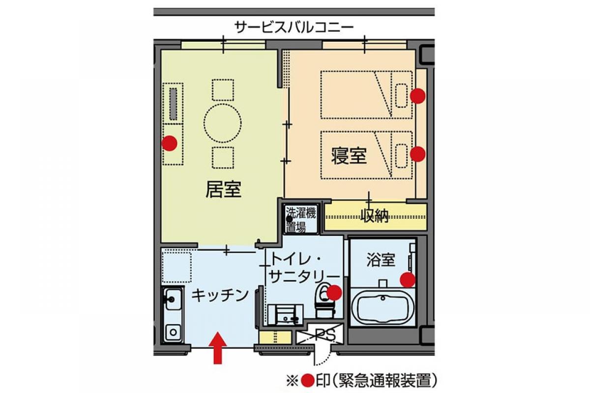 二人部屋タイプ
