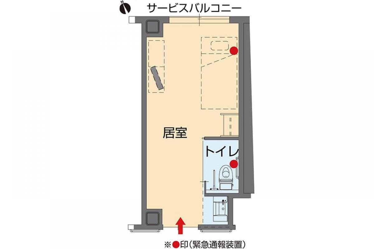 一人部屋タイプ