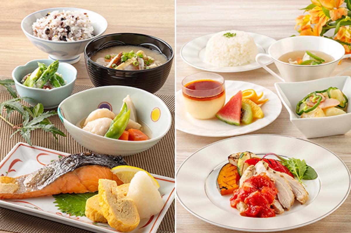 日々の楽しみであるお食事は、旬の食材を使用し、盛り付けにもこだわりを。