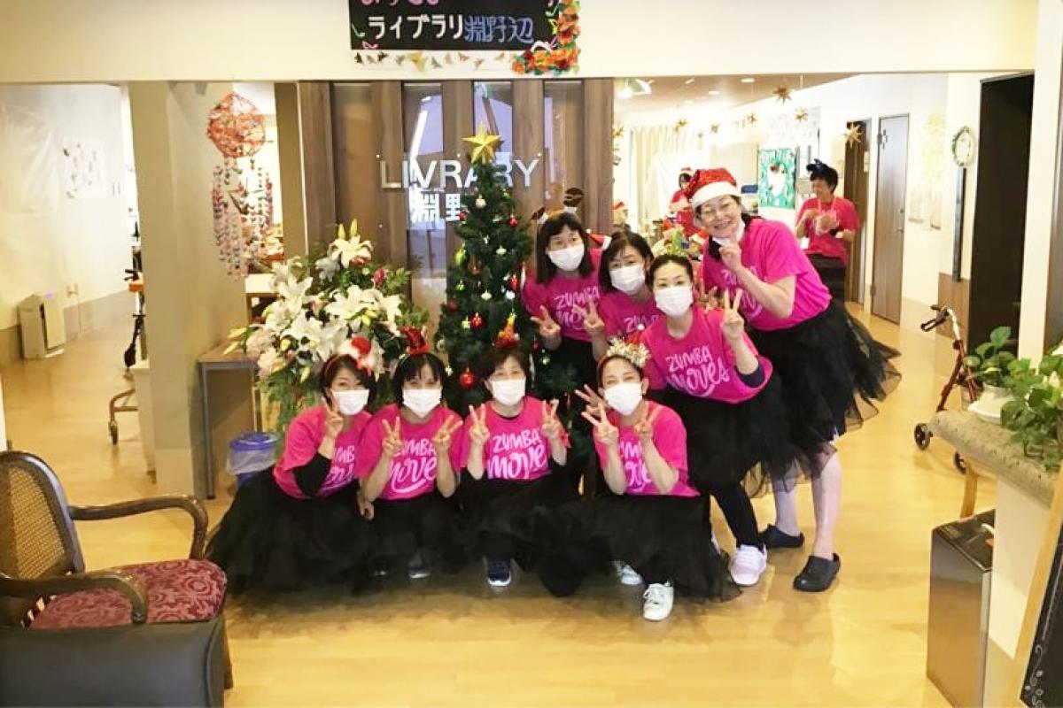 入居者の笑顔が絶えないイベント