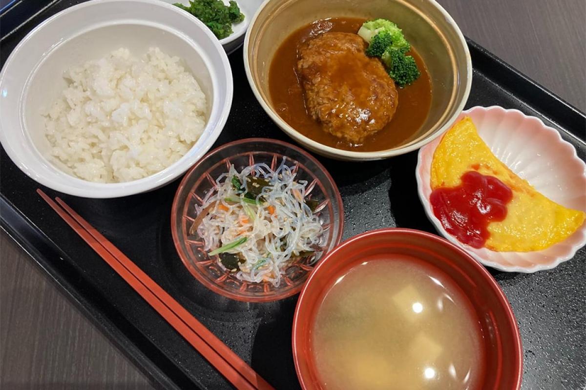 食事サービスが充実。栄養バランスが整ったお食事を毎食召し上がります
