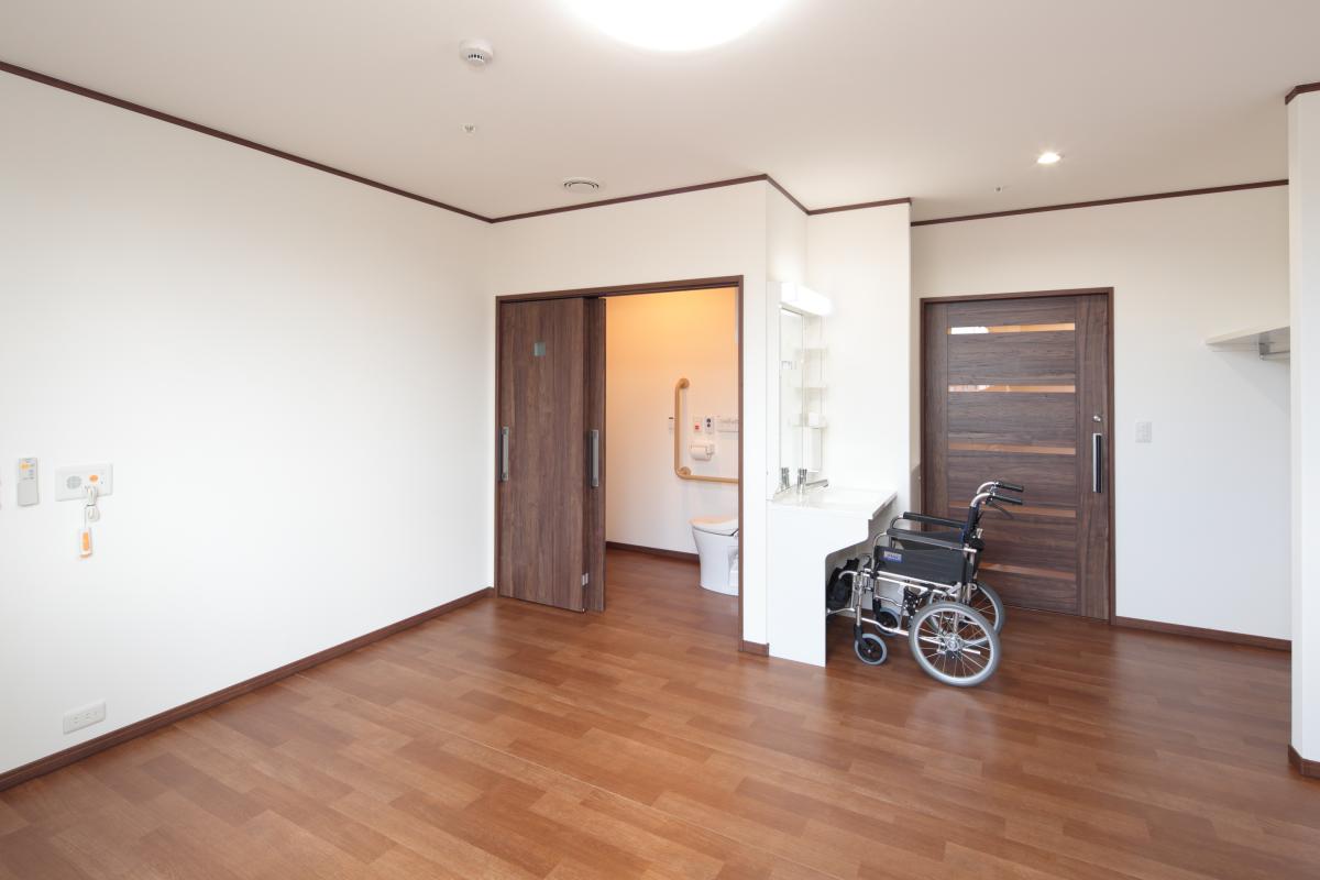 プライベートに配慮した全室個室の設計